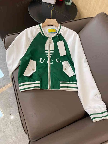 designer womens jacket classic style patchwork letter logo long-sleeve baseball jackets, Black;brown
designer womens jacket classic style patchwork letter logo long-sleeve baseball jackets, Black;brown
