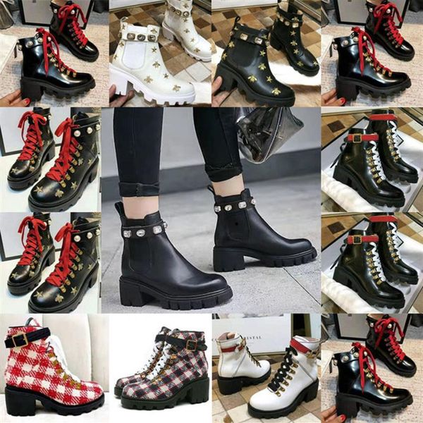 classic leather bee boots designer thick-soled desert platform embroidered womens white star trail lace-up ankle winte239l, Black
classic leather bee boots designer thick-soled desert platform embroidered womens white star trail lace-up ankle winte239l, Black