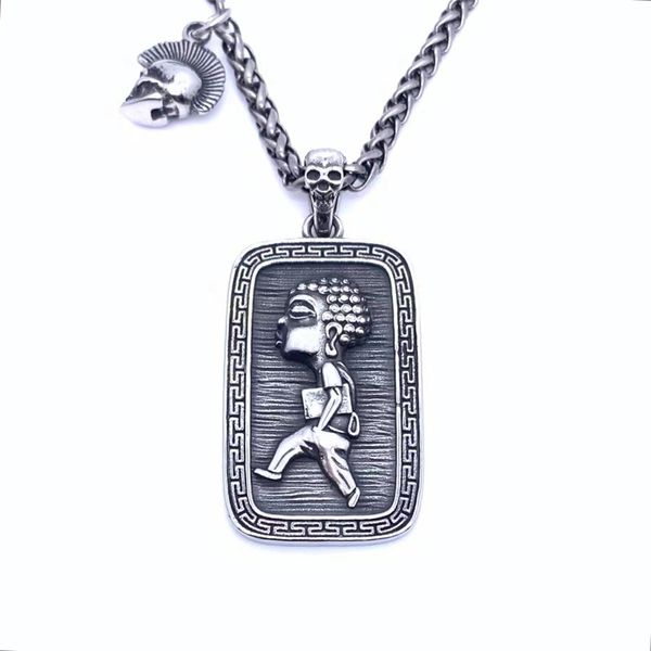 new trendy handsome cool boy brother pendant titanium steel necklace male hip-hop personality fashion wild sweater chain gift, Silver
new trendy handsome cool boy brother pendant titanium steel necklace male hip-hop personality fashion wild sweater chain gift, Silver