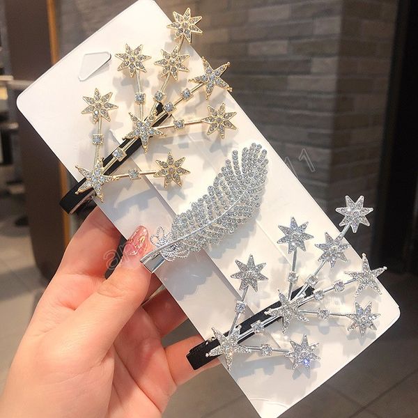 women elegant full rhinestone shiny leaf shape metal hair clips lady luxury hairpins side barrettes fashion hair accessories, Slivery;white
women elegant full rhinestone shiny leaf shape metal hair clips lady luxury hairpins side barrettes fashion hair accessories, Slivery;white