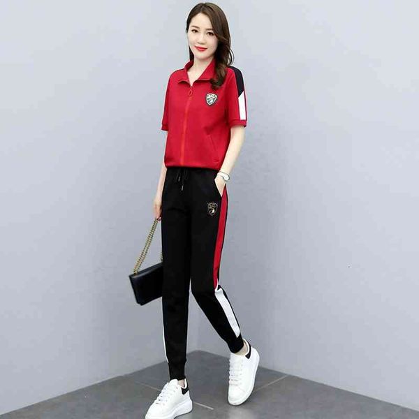 women's two piece pants sportswear women's 2022 spring and summer leisure fashion, foreign style, thin age reducing, small short s, White
women's two piece pants sportswear women's 2022 spring and summer leisure fashion, foreign style, thin age reducing, small short s, White