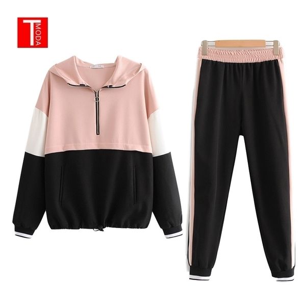 tracksuit women two piece set outfits for women slim pink black ing jacket casual jacket casual jogging pants suit y200110, White
tracksuit women two piece set outfits for women slim pink black ing jacket casual jacket casual jogging pants suit y200110, White
