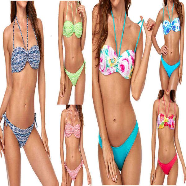 style 2022 national women's split swimsuit bikini fresh neck strap swimsuit h36328, White;black
style 2022 national women's split swimsuit bikini fresh neck strap swimsuit h36328, White;black