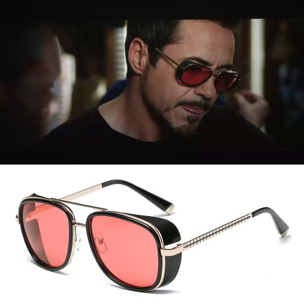 steampunk ton stark sunglasses men brand designer vintage sun glasses uv400, White;black
steampunk ton stark sunglasses men brand designer vintage sun glasses uv400, White;black