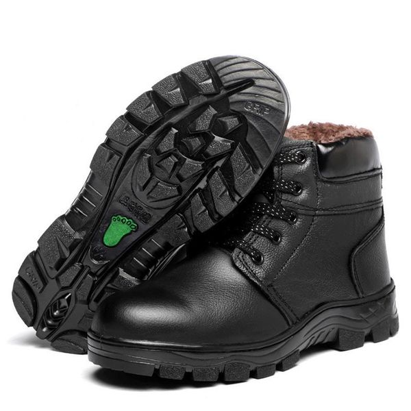 -boots men winter safety shoes for men plus velvet warm snow boots thickening cold-proof steel toe shoes waterproof302c, Black;brown
-boots men winter safety shoes for men plus velvet warm snow boots thickening cold-proof steel toe shoes waterproof302c, Black;brown