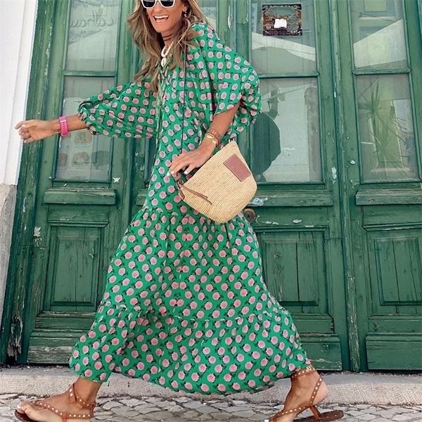 autumn fashion half sleeve women loose dress casual printed vintage long es elegant v neck drawstring party vestidos 220402, Black;gray
autumn fashion half sleeve women loose dress casual printed vintage long es elegant v neck drawstring party vestidos 220402, Black;gray