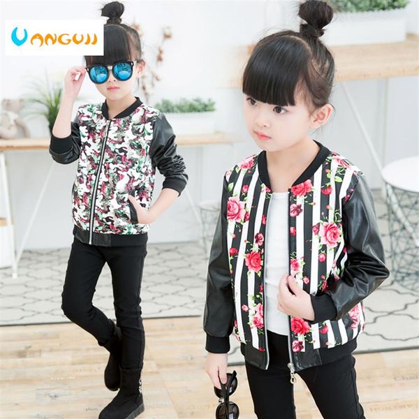 girls leather coat children's fashion pu jacket 3-9 years old girl round neck print flowers camouflage artificial kids outwea292i
girls leather coat children's fashion pu jacket 3-9 years old girl round neck print flowers camouflage artificial kids outwea292i