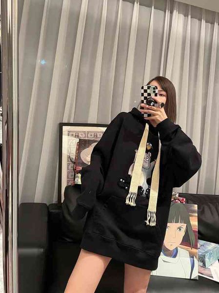women's hoodies sweatshirts ss spring and summer style wu lei same fat rat coal ball elf black cartoon hoodie for women men
women's hoodies sweatshirts ss spring and summer style wu lei same fat rat coal ball elf black cartoon hoodie for women men