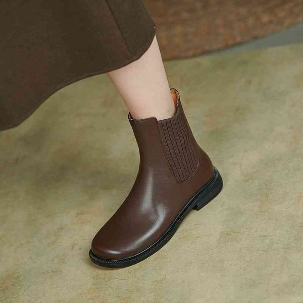 boots autumn comfortable round head simple flat bottomed short boots fashion french chelsea vzzl, Black
boots autumn comfortable round head simple flat bottomed short boots fashion french chelsea vzzl, Black