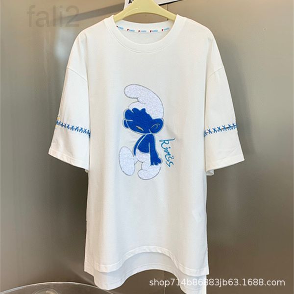 women's t-shirt designer net red same white loose short sleeve t-shirt women's summer 2021 new smurf cartoon medium and long fashi
women's t-shirt designer net red same white loose short sleeve t-shirt women's summer 2021 new smurf cartoon medium and long fashi