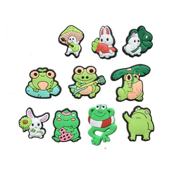 wholesale green frogs garden shoe accessories pvc cartoon clog charms fashion shoecharms buckle brithday party gift, White;pink
wholesale green frogs garden shoe accessories pvc cartoon clog charms fashion shoecharms buckle brithday party gift, White;pink