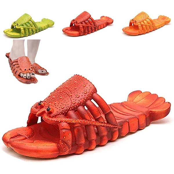 cute lobster flip floops funny sandals slippers beach nonslip women slides bathroom couple summer 220614, Black
cute lobster flip floops funny sandals slippers beach nonslip women slides bathroom couple summer 220614, Black