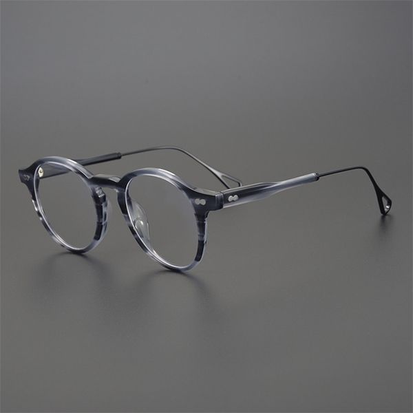 60% outlet online store hand made plate pure titanium round frame transparent model literary and artistic youth myopia black glasses frame f, White;black
60% outlet online store hand made plate pure titanium round frame transparent model literary and artistic youth myopia black glasses frame f, White;black