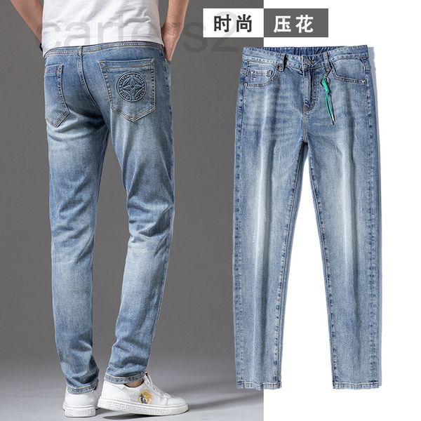 men's jeans designer trendy jeans men's small feet summer thin korean embossed slim elastic high-end 8gra, Blue
men's jeans designer trendy jeans men's small feet summer thin korean embossed slim elastic high-end 8gra, Blue