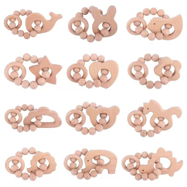 baby teether rings beech wood teething ring soothers chew toys shower play round wooden bead cartoon animal bird elephant teethers bracelet
baby teether rings beech wood teething ring soothers chew toys shower play round wooden bead cartoon animal bird elephant teethers bracelet