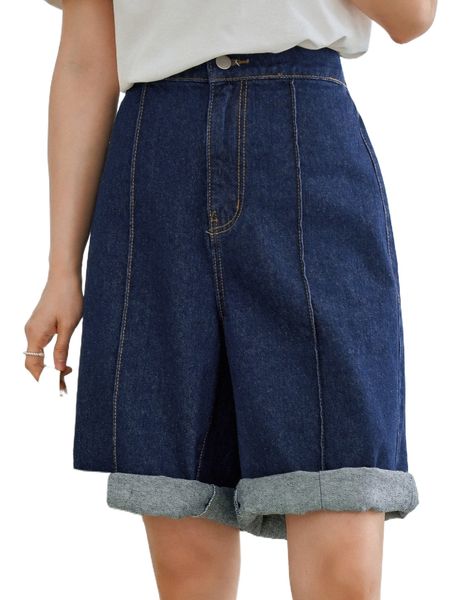 dazy-less press crease bermuda denim shorts w87g#, White;black
dazy-less press crease bermuda denim shorts w87g#, White;black