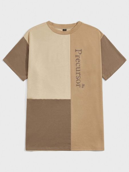 men colorblock & letter graphic tee w0wi#, White;black
men colorblock & letter graphic tee w0wi#, White;black