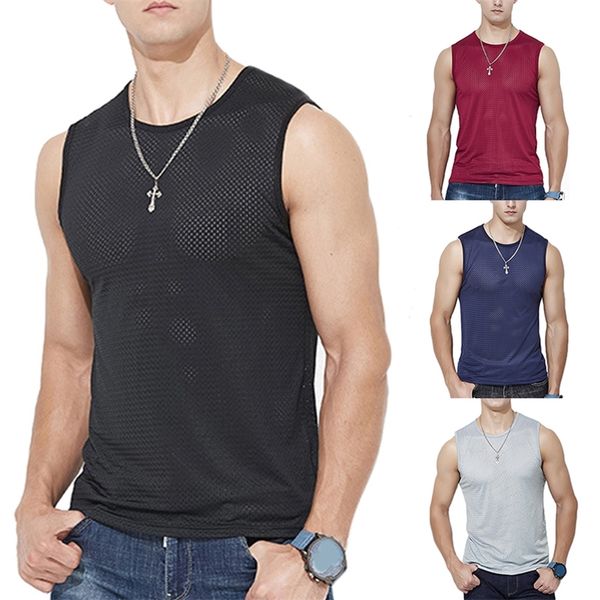 mens mesh vest ice silk quickdrying bodybuilding fitness muscle sleeveless wide shoulder vest fitness casual sport 220620, White;black
mens mesh vest ice silk quickdrying bodybuilding fitness muscle sleeveless wide shoulder vest fitness casual sport 220620, White;black