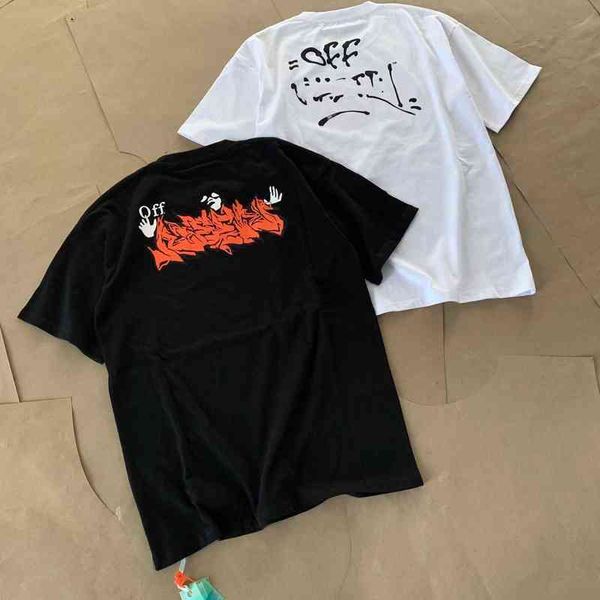off2022 new short sleeve t-shirt youth casual print men's and women's couple fashion bottoms85d7, White;black
off2022 new short sleeve t-shirt youth casual print men's and women's couple fashion bottoms85d7, White;black
