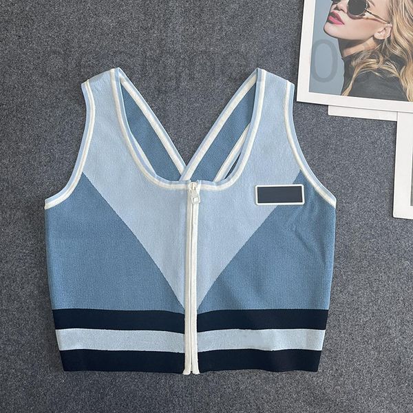 women's knits & tees designer 2022 high-end summer new three-dimensional contrast jacquard knit zipper sleeveless vest versatile slim s, White
women's knits & tees designer 2022 high-end summer new three-dimensional contrast jacquard knit zipper sleeveless vest versatile slim s, White