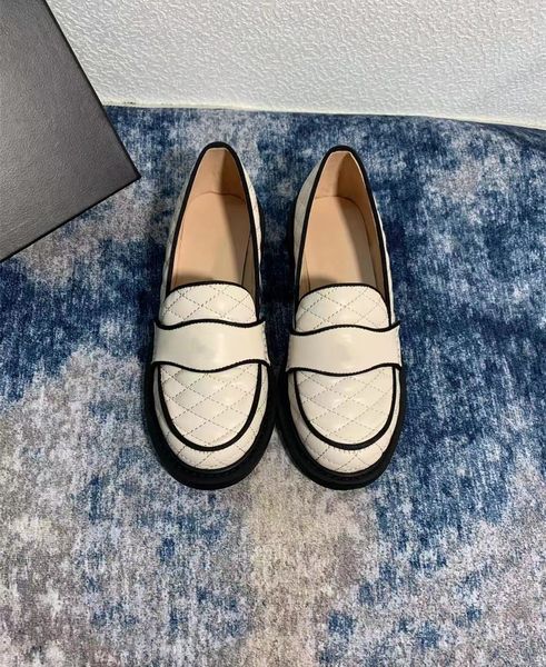 designer loafers women dress shoes luxury quilting leather loafer round toes eu35-40 with box wedding party dresses, Black
designer loafers women dress shoes luxury quilting leather loafer round toes eu35-40 with box wedding party dresses, Black