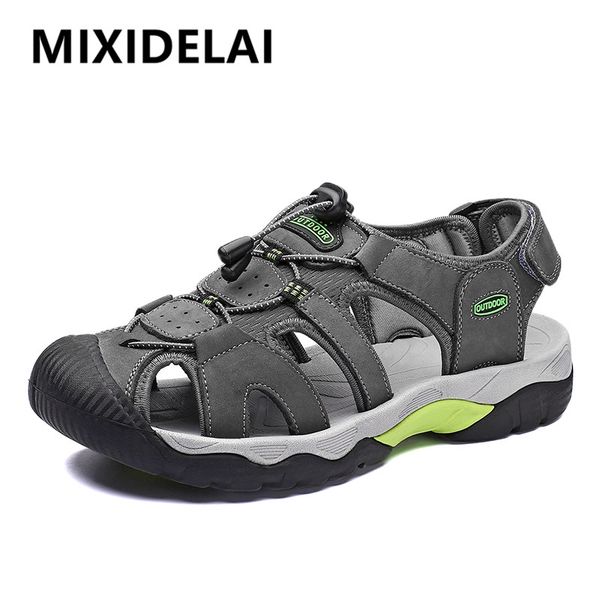 big size men genuine leather sandals summer comfortable casual men shoes vacation beach shoes fashion outdoor non-slip sneakers, Black
big size men genuine leather sandals summer comfortable casual men shoes vacation beach shoes fashion outdoor non-slip sneakers, Black