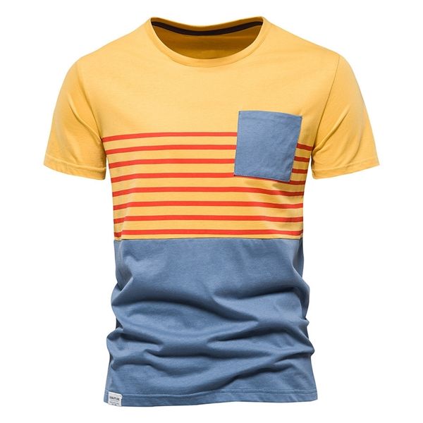aiopeson brand quality cotton men tshirt oneck slim short sleeve patchwork pocket t shirt for men summer tees men clothing 220704, White;black
aiopeson brand quality cotton men tshirt oneck slim short sleeve patchwork pocket t shirt for men summer tees men clothing 220704, White;black