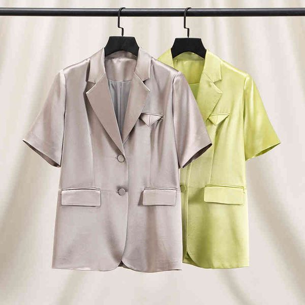 women's suits blazers europe station senior grey triacetic acid satin short sleeve suit coat women's summer high-end medium europe, White;black
women's suits blazers europe station senior grey triacetic acid satin short sleeve suit coat women's summer high-end medium europe, White;black