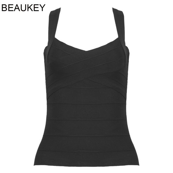 beaukey women elastic stretch celebrity bandage deep v black regular style bandage vest plus size xl 210414, White
beaukey women elastic stretch celebrity bandage deep v black regular style bandage vest plus size xl 210414, White