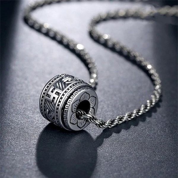 transfer beads pendant six-character mantra necklace retro jewelry couple men send girls birthday gifts259q, Silver
transfer beads pendant six-character mantra necklace retro jewelry couple men send girls birthday gifts259q, Silver