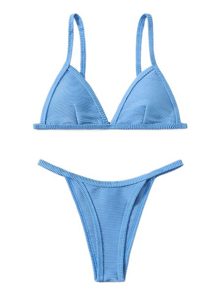 ribbed knit tanga bikini swimsuit u1wm#, White;black 
ribbed knit tanga bikini swimsuit u1wm#, White;black
