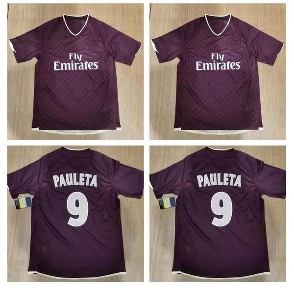 2006 2007 soccer jersey retro 06 07 classic red paris away vintage football shirt #25 rothen #15 kalou #9 pauleta maillot de foot, Black;yellow
2006 2007 soccer jersey retro 06 07 classic red paris away vintage football shirt #25 rothen #15 kalou #9 pauleta maillot de foot, Black;yellow