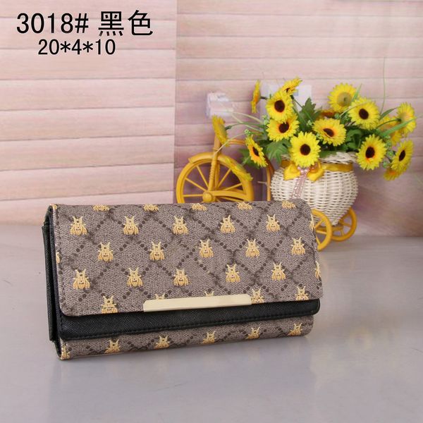 luxury fashion designer mens womens clutch leather wallet card holders bags metal ladies embroidery bee hasp credit cards coin purse button, Red;black
luxury fashion designer mens womens clutch leather wallet card holders bags metal ladies embroidery bee hasp credit cards coin purse button, Red;black