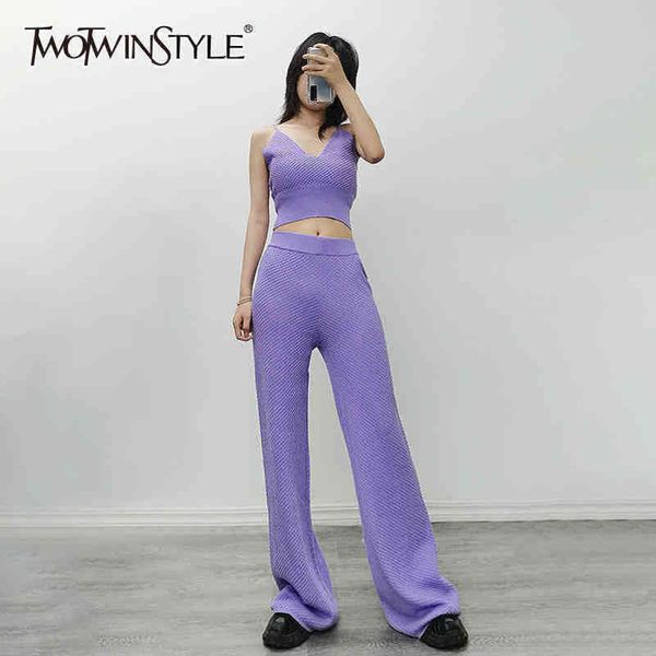 solid two piece set for women v neck sleeve vests high waist straight pants casual sets female spring clothing 210423, White
solid two piece set for women v neck sleeve vests high waist straight pants casual sets female spring clothing 210423, White