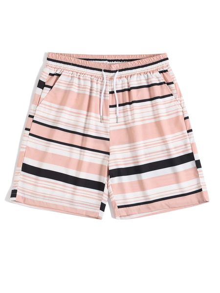 romwe guys striped drawstring shorts l9ct#, White;black
romwe guys striped drawstring shorts l9ct#, White;black