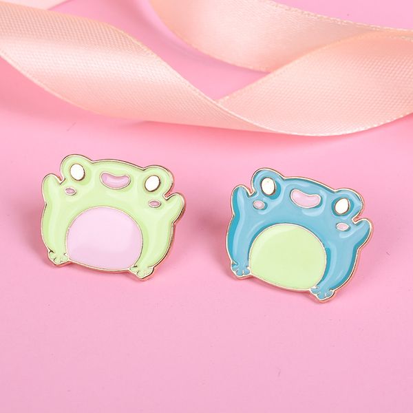 cartoon steampunk frog brothers enamel brooch funny heart-shaped frog animal couple badge bag accessory gifts for children, Blue
cartoon steampunk frog brothers enamel brooch funny heart-shaped frog animal couple badge bag accessory gifts for children, Blue