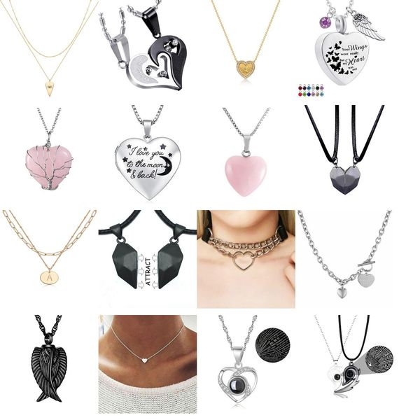 pendant necklaces matching necklaces for couples friends magnetic love heart jewelry amlxx, Silver
pendant necklaces matching necklaces for couples friends magnetic love heart jewelry amlxx, Silver