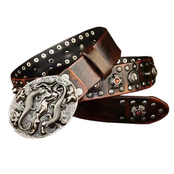 new personality punk rivets men's belt performance decoration ladies leather belt trendy clothing smooth buckle black yellow white fash, Black;brown
new personality punk rivets men's belt performance decoration ladies leather belt trendy clothing smooth buckle black yellow white fash, Black;brown