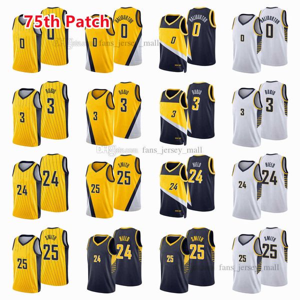 printed 75th patch city basketball jerseys 0 tyrese 3 ricky haliburton rubio 24 buddy 25 jalen hield smith jersey color white yellow black c, Black;red
printed 75th patch city basketball jerseys 0 tyrese 3 ricky haliburton rubio 24 buddy 25 jalen hield smith jersey color white yellow black c, Black;red