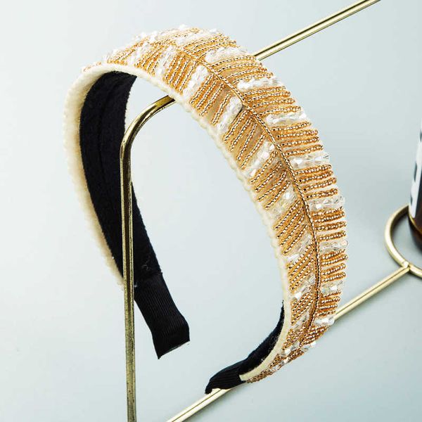 heming hair hoop personalized handmade string of rice beads solid color korean head wash face show accessories, Silver
heming hair hoop personalized handmade string of rice beads solid color korean head wash face show accessories, Silver