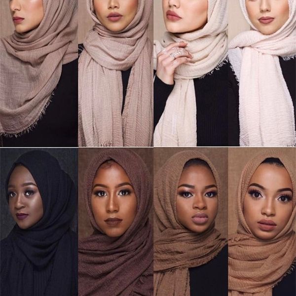 muslim crinkle hijab scarf women soft cotton head scarvesturban shawls and wraps islamic headscarf headband 180x95cm 220718, Blue;gray
muslim crinkle hijab scarf women soft cotton head scarvesturban shawls and wraps islamic headscarf headband 180x95cm 220718, Blue;gray