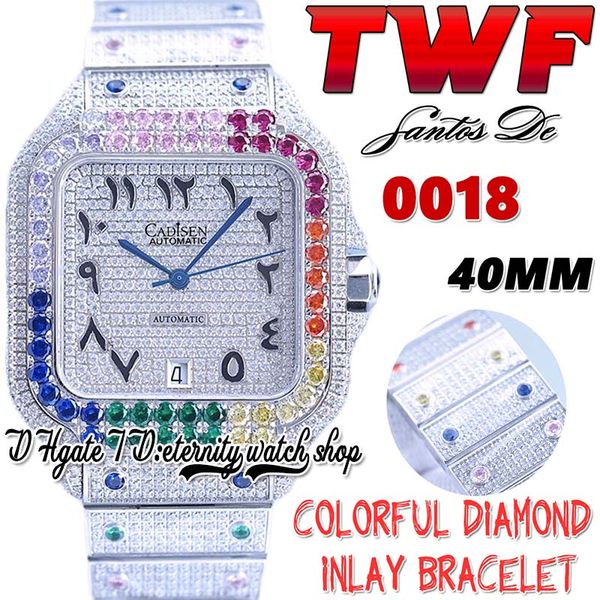 twf tw0018 japan miyota automatic mens watch rainbow big diamonds bezel fully iced out diamond dial arabic markers steel bracelet super edit, Slivery;brown
twf tw0018 japan miyota automatic mens watch rainbow big diamonds bezel fully iced out diamond dial arabic markers steel bracelet super edit, Slivery;brown