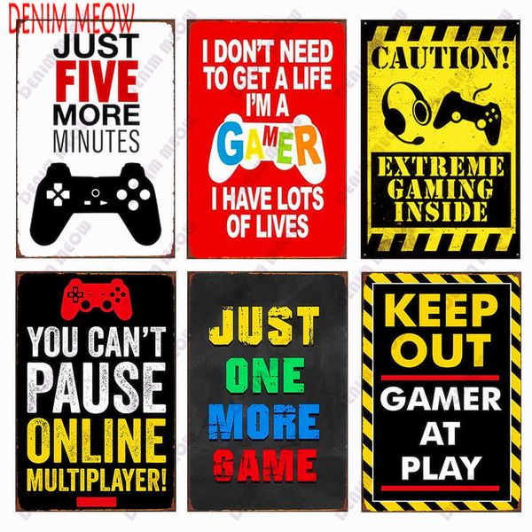 funny gamer metal sign tin sign vintage gamer at work sign retro signs wall decor for house home room wall art decor
funny gamer metal sign tin sign vintage gamer at work sign retro signs wall decor for house home room wall art decor