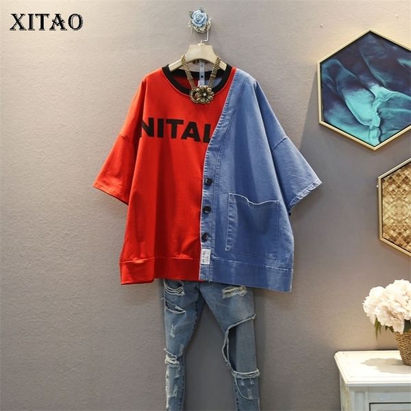 xitao letter patchwork t shirt fashion new women pullover summer print single breast pocket casual style loose tee dmy4692 210320, White
xitao letter patchwork t shirt fashion new women pullover summer print single breast pocket casual style loose tee dmy4692 210320, White