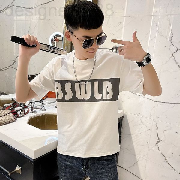 men's t-shirts designer summer short sleeve men's white t-shirt 2021 new ins fashion half cotton versatile 1u74, White;black
men's t-shirts designer summer short sleeve men's white t-shirt 2021 new ins fashion half cotton versatile 1u74, White;black