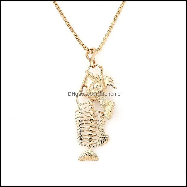 pendant necklaces vintage gothic fishbone necklace male female punk party jewelry birthday gift bdeho bdehome dd7, Silver
pendant necklaces vintage gothic fishbone necklace male female punk party jewelry birthday gift bdeho bdehome dd7, Silver