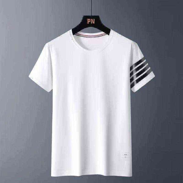 men's tb short sleeve t-shirt round neck pullover half sleeve four bar casual sports summer student pure cotton single coat college sty, White;black
men's tb short sleeve t-shirt round neck pullover half sleeve four bar casual sports summer student pure cotton single coat college sty, White;black