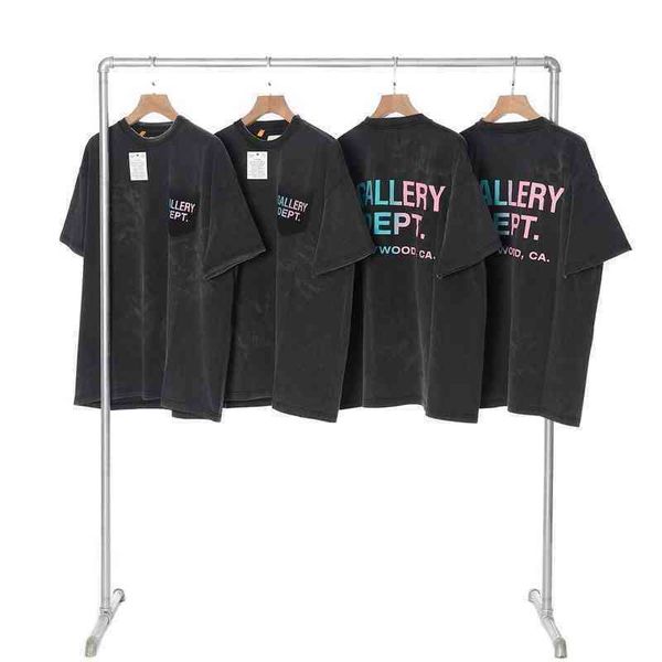 t-shirt gallerydept heavy wash vintage magic letters men's and women's high street loose short sleeve, White;black
t-shirt gallerydept heavy wash vintage magic letters men's and women's high street loose short sleeve, White;black
