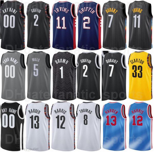 printed 75th anniversary basketball nicolas claxton jersey 33 kyrie irving 11 kevin durant 7 joe harris 12 james harden 13 lamarcus aldridge, Black;red
printed 75th anniversary basketball nicolas claxton jersey 33 kyrie irving 11 kevin durant 7 joe harris 12 james harden 13 lamarcus aldridge, Black;red
