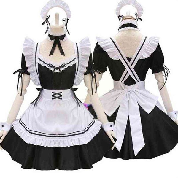 women maid outfit anime long dress black and white dresses men lolita dress come cosplay cafe apron come t6d3 l220714, Black;red
women maid outfit anime long dress black and white dresses men lolita dress come cosplay cafe apron come t6d3 l220714, Black;red